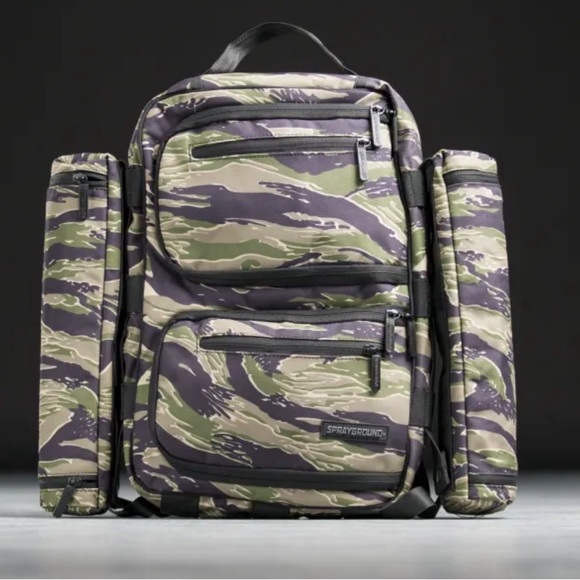 NWT SPRAYGROUND MINI GUB TIGER CAMO MG059 ARMY BACKPACK HIKIBG VARIATION $259 - Picture 1 of 9